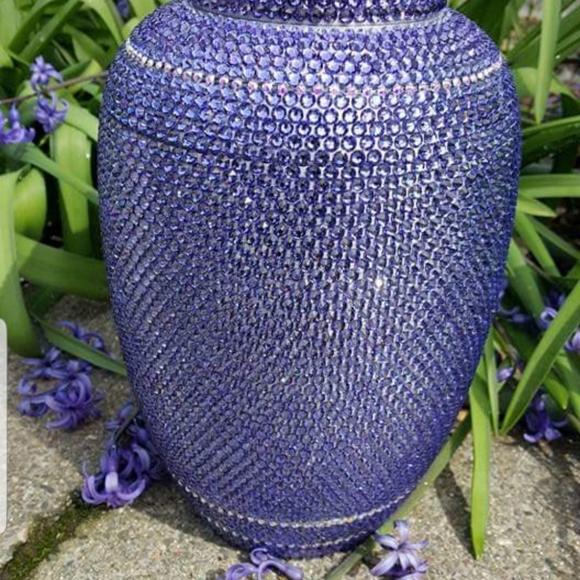 💜 Custom Urn Swarovski Crystals 1000's Handset ⭐ - Picture 5 of 7